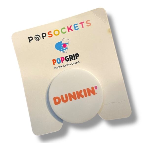 PopSockets Dunkin Popgrip Cell Phone Grip & Stand Donuts Accessory Holder Mount - Picture 2 of 7